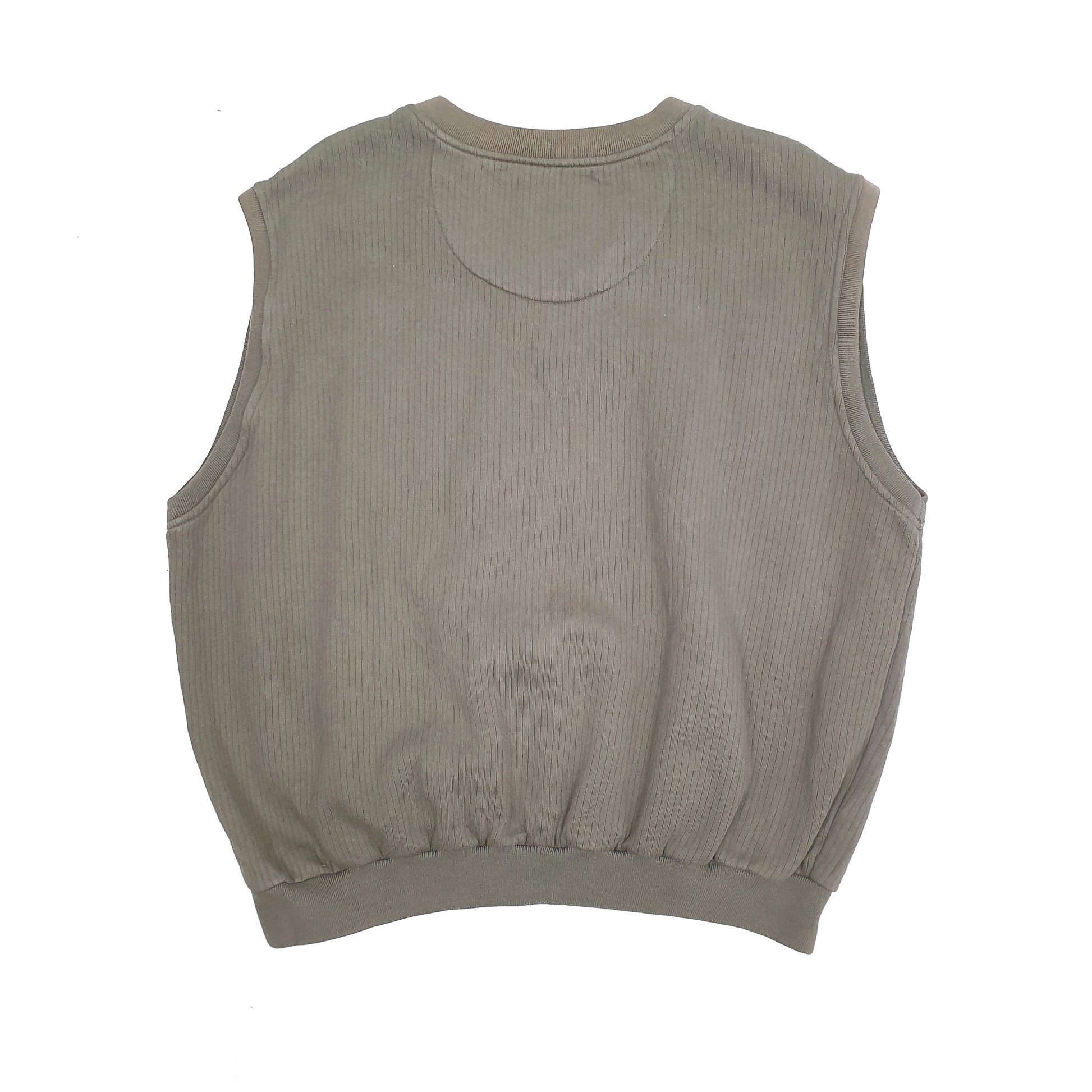 Mens Khaki Nike Golf Vest Jumper