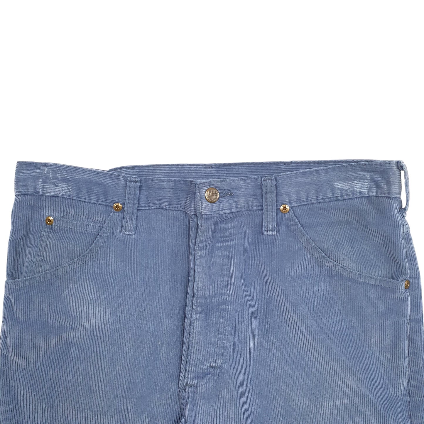 Mens Blue Lee  Corduroy Trousers