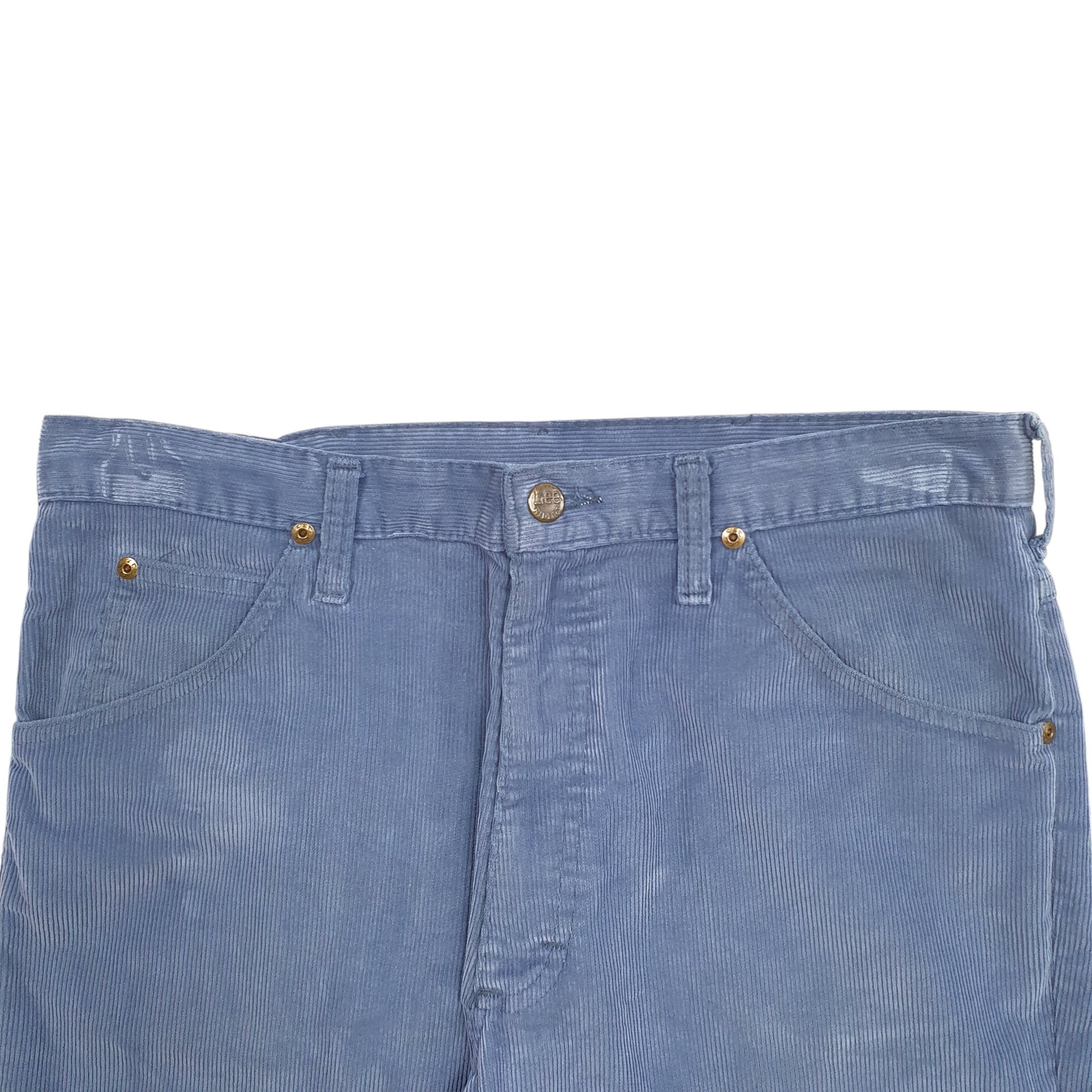 Mens Blue Lee  Corduroy Trousers