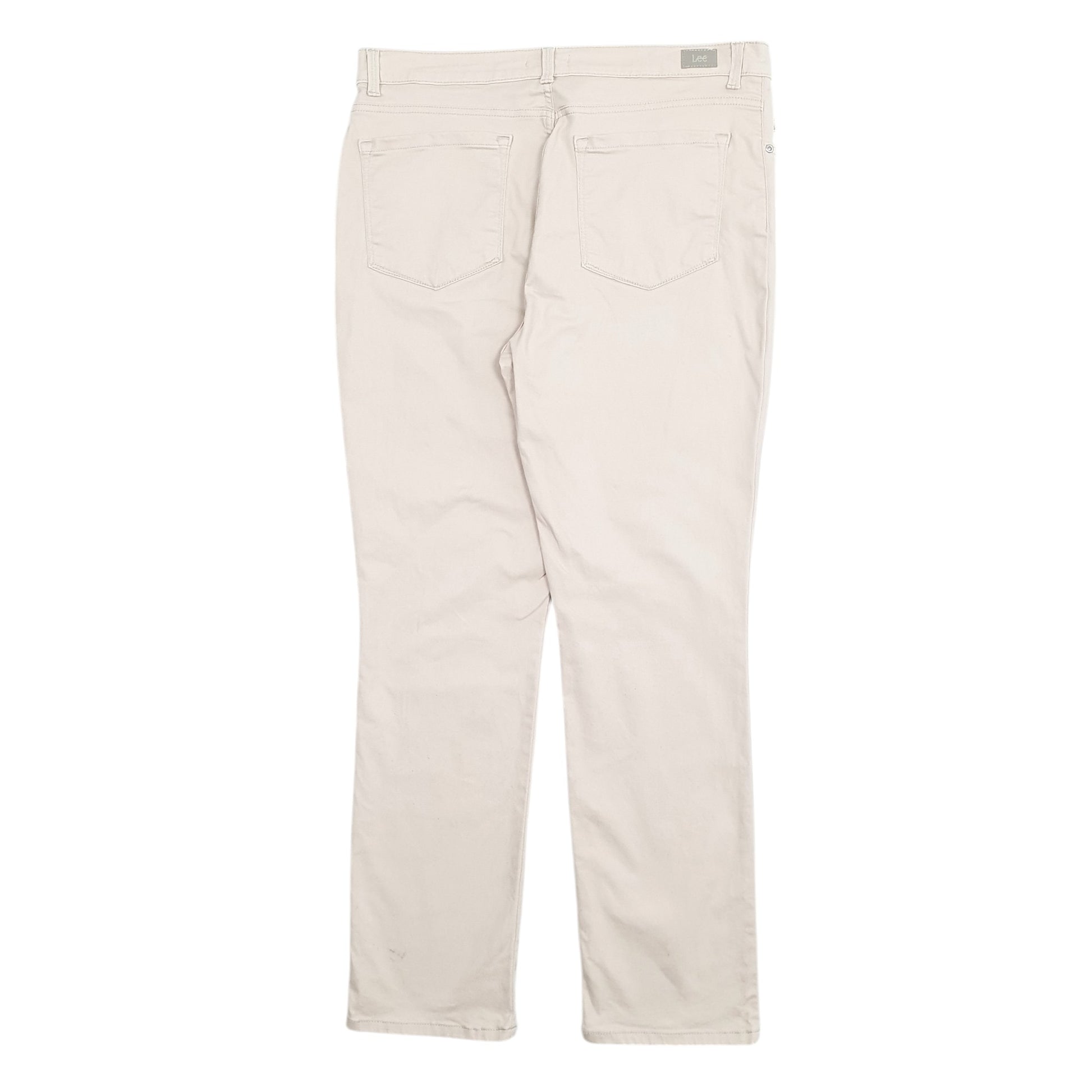 Womens Beige Lee  Chino Trousers