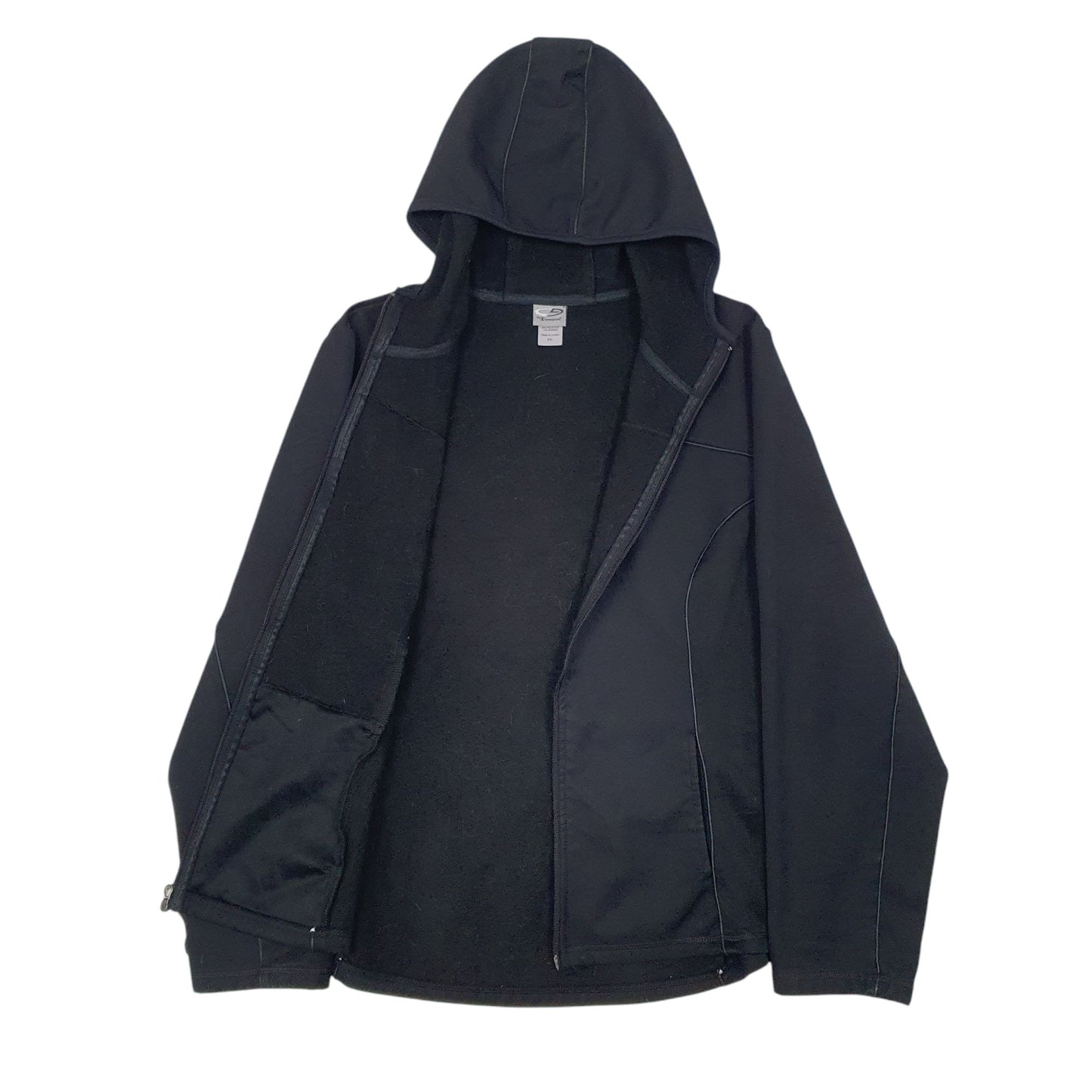 Womens Black Champion  Full Zip Coat