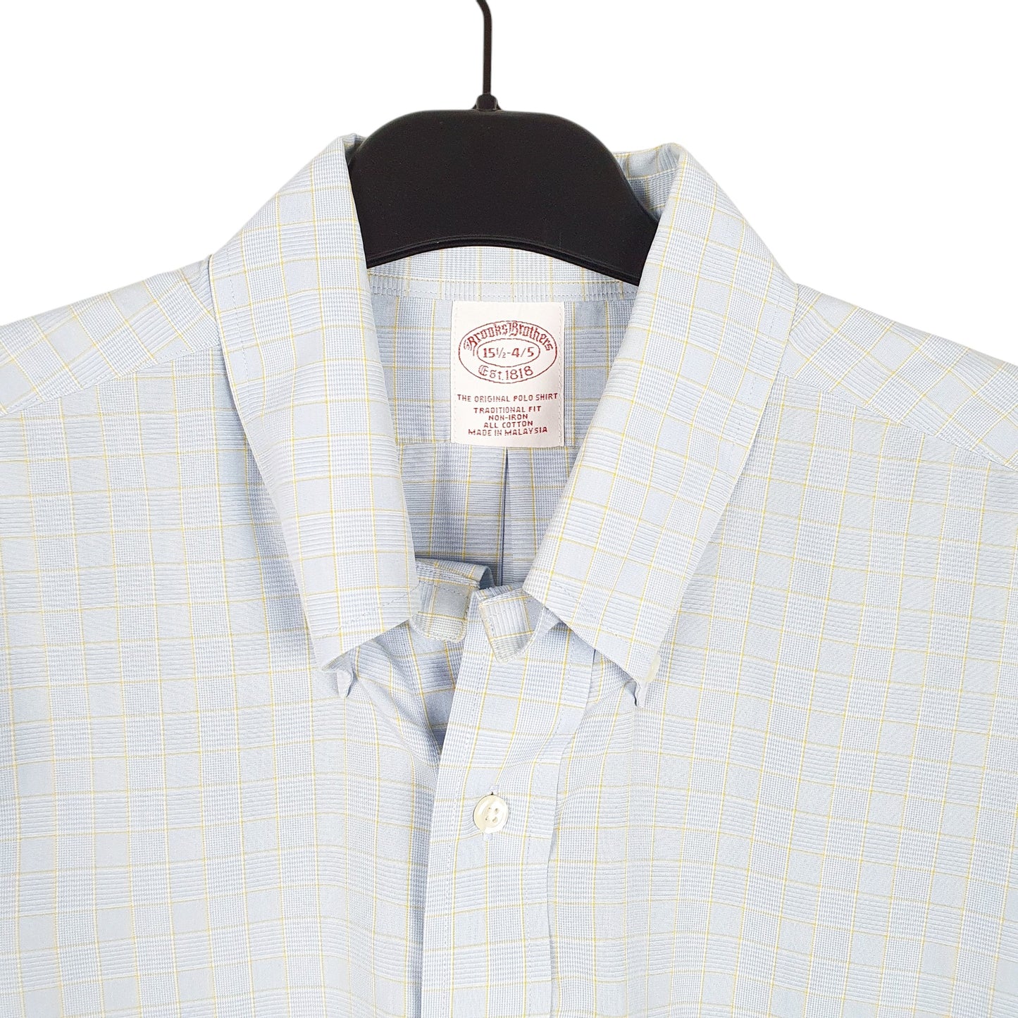 Mens Blue Brooks Brothers  Long Sleeve Shirt