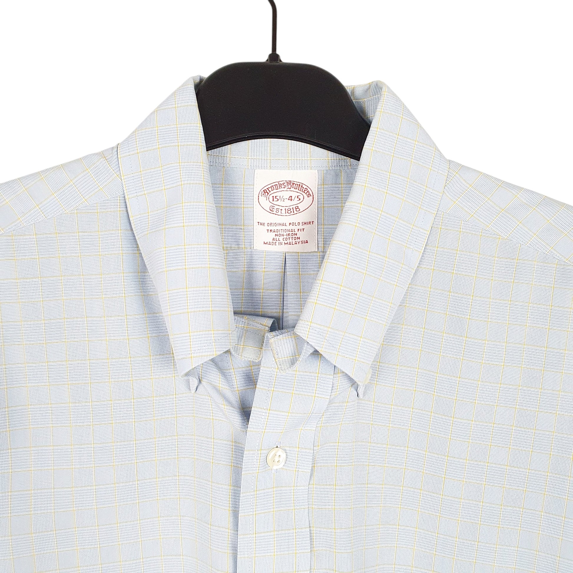 Mens Blue Brooks Brothers  Long Sleeve Shirt