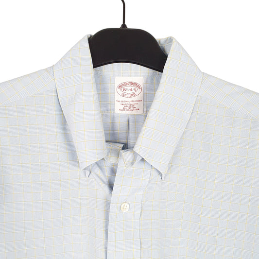 Mens Blue Brooks Brothers  Long Sleeve Shirt