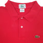 Mens Red Lacoste Izod made in USA 1980s Short Sleeve Polo Shirt