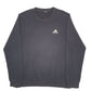 Mens Black Adidas  Crewneck Jumper
