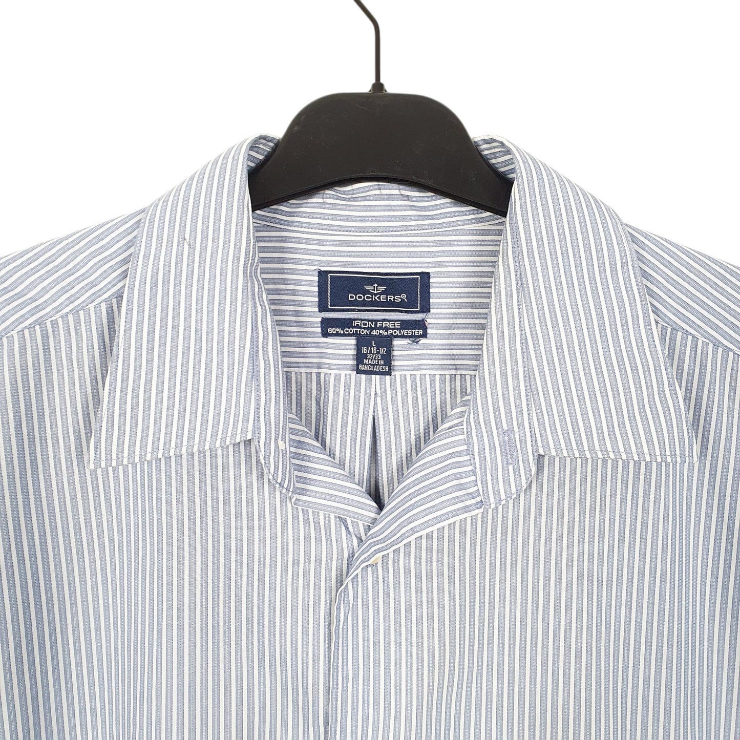 Mens Blue Dockers  Long Sleeve Shirt