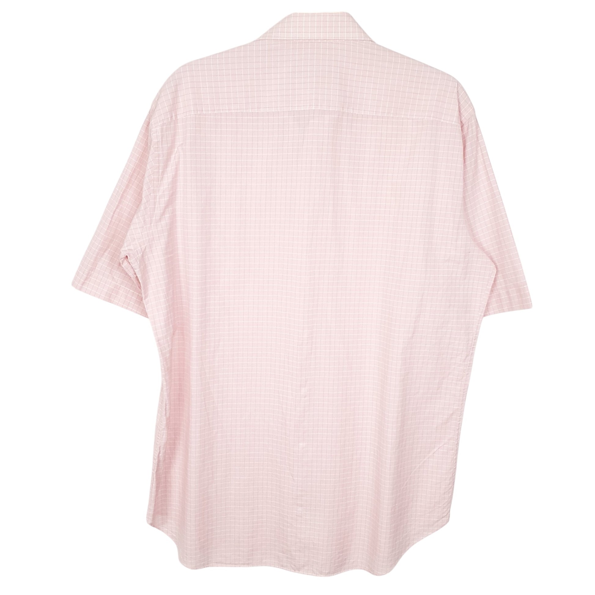 Mens Pink Burberry London Short Sleeve Shirt