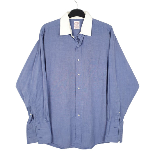 Mens Blue Brooks Brothers  Long Sleeve Shirt