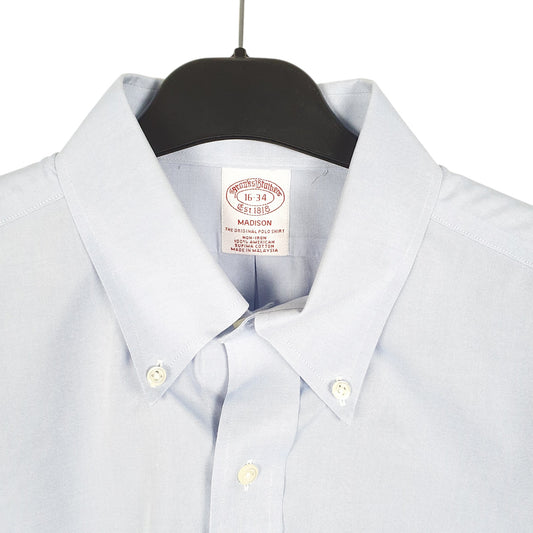 Mens Blue Brooks Brothers Madison Long Sleeve Shirt