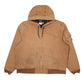 Mens Tan West Chester Active Hooded  Coat