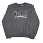 Mens Grey Fila Spellout Crewneck Jumper