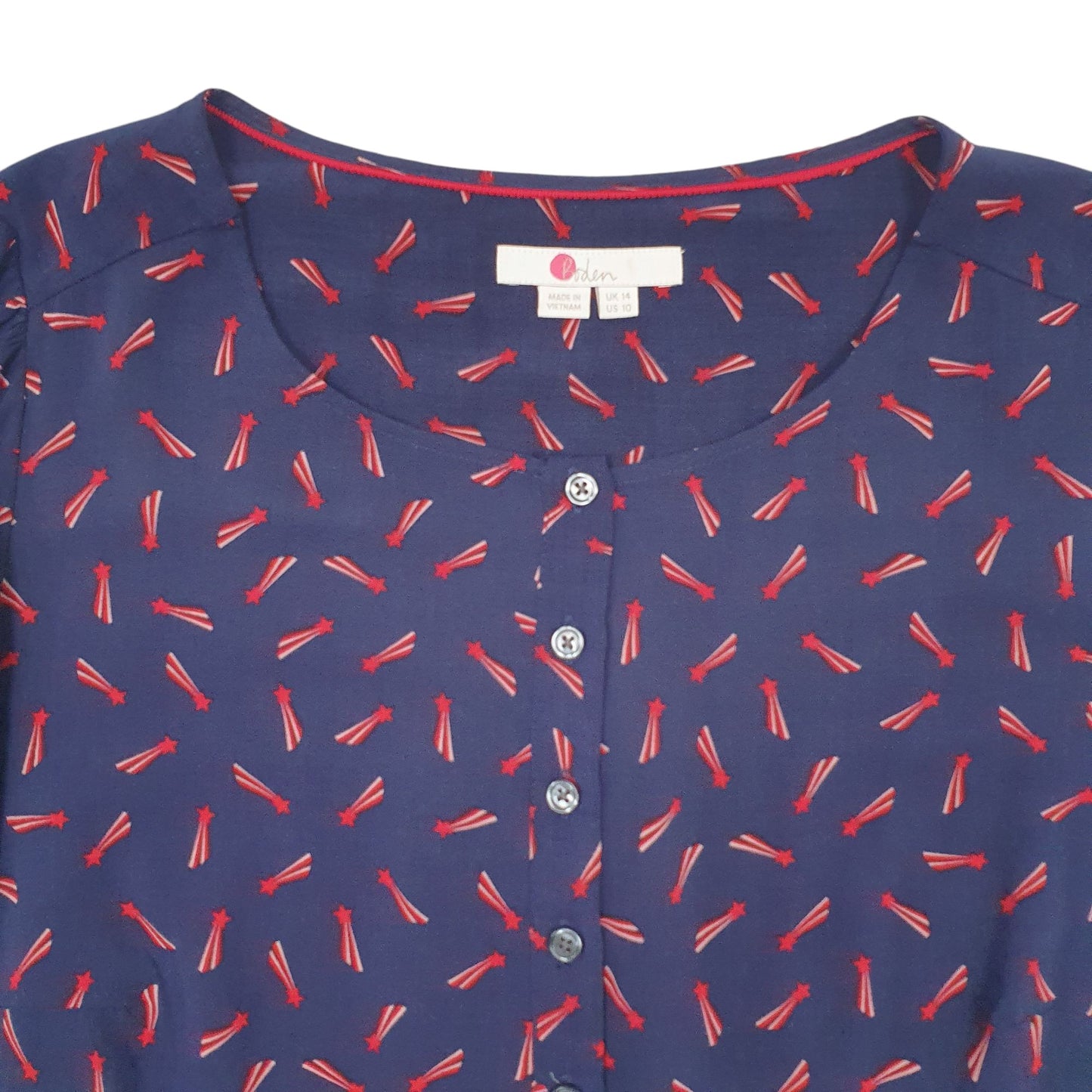 Womens Navy Boden  Long Sleeve T Shirt