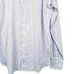 Mens Blue David Donohue Trim Long Sleeve Shirt