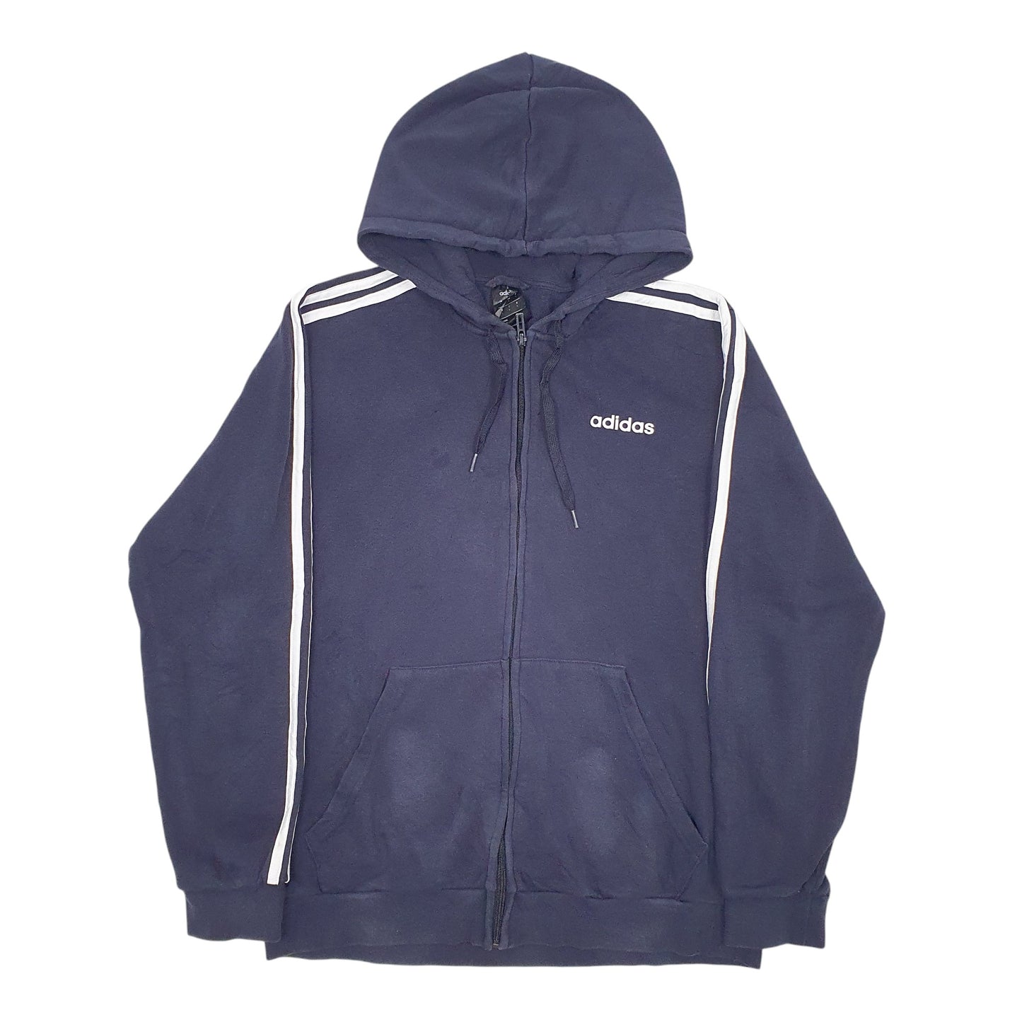 Mens Navy Adidas  Full Zip Jumper
