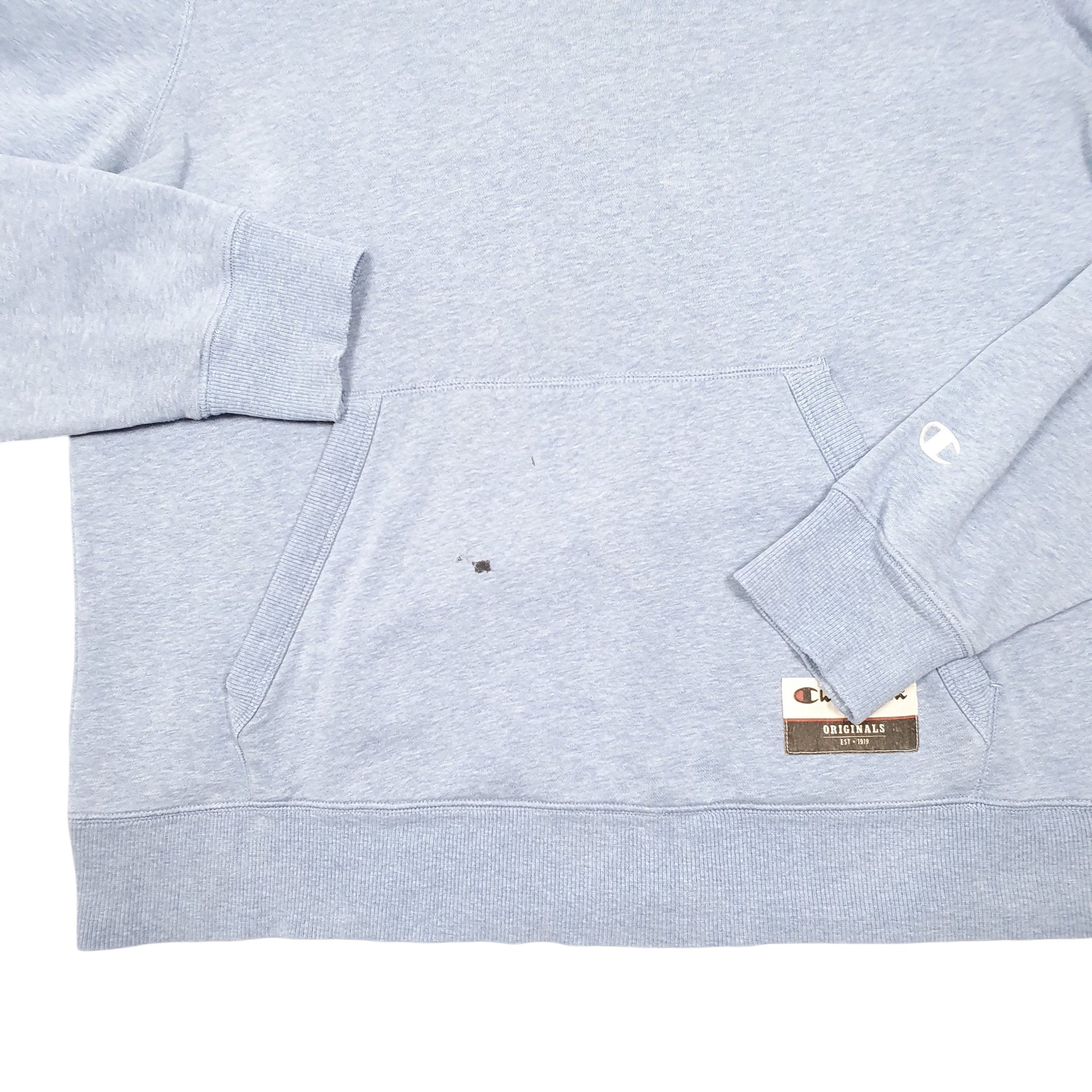 Mens Blue Champion  Hoodie Jumper