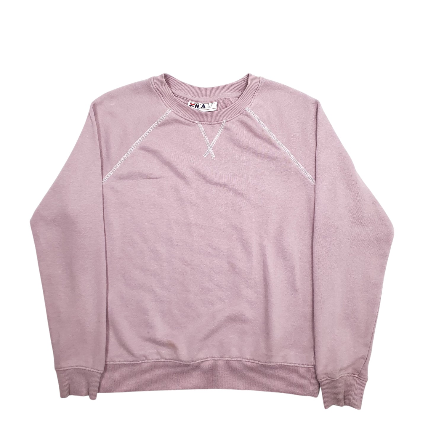 Womens Pink Fila  Crewneck Jumper