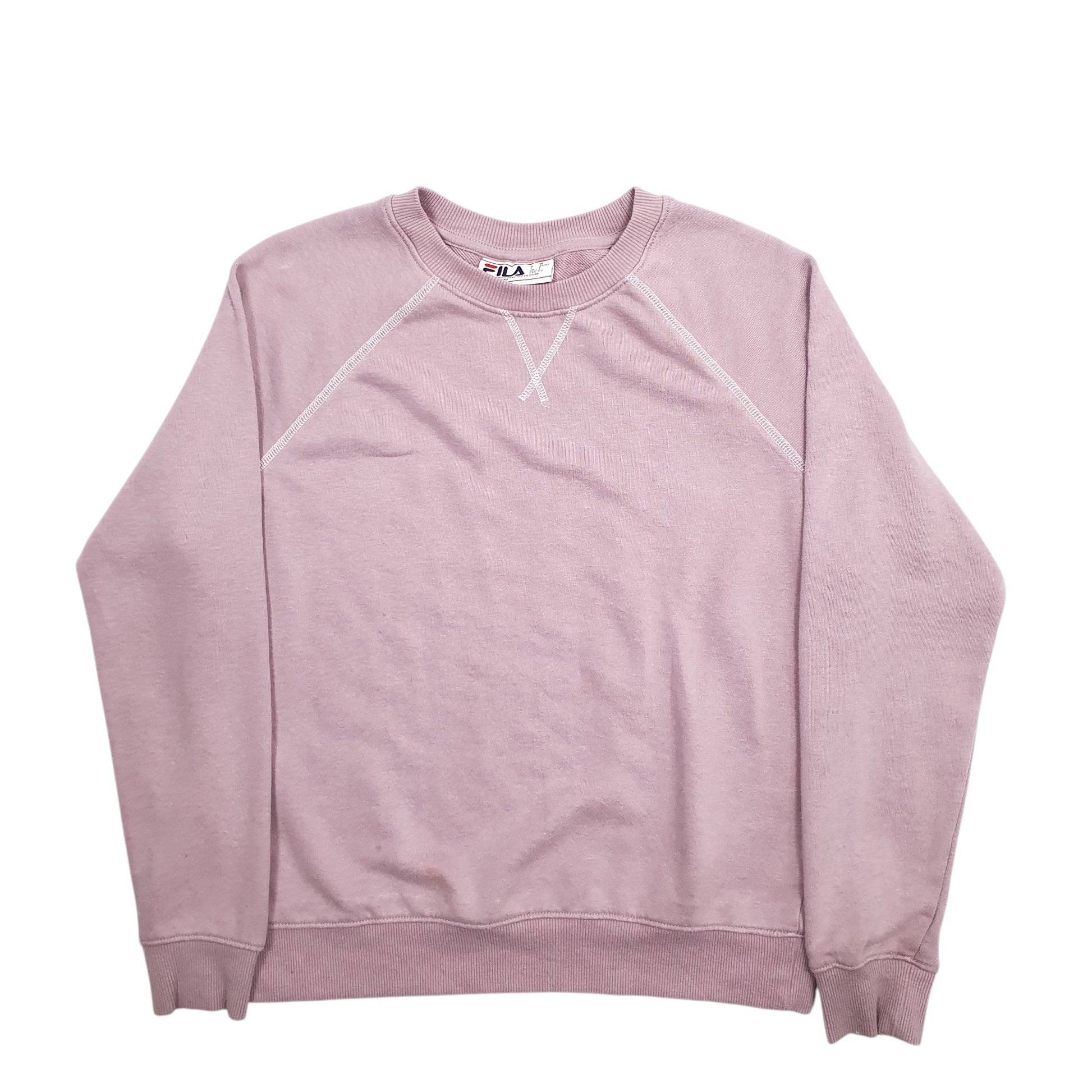 Womens Pink Fila  Crewneck Jumper