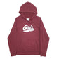 Womens Burgundy Champion Spellout Hoodie Jumper