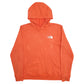 Womens Orange The North Face Spellout Hoodie Jumper