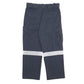 Mens Black Unbranded Workwear Cargo Trousers