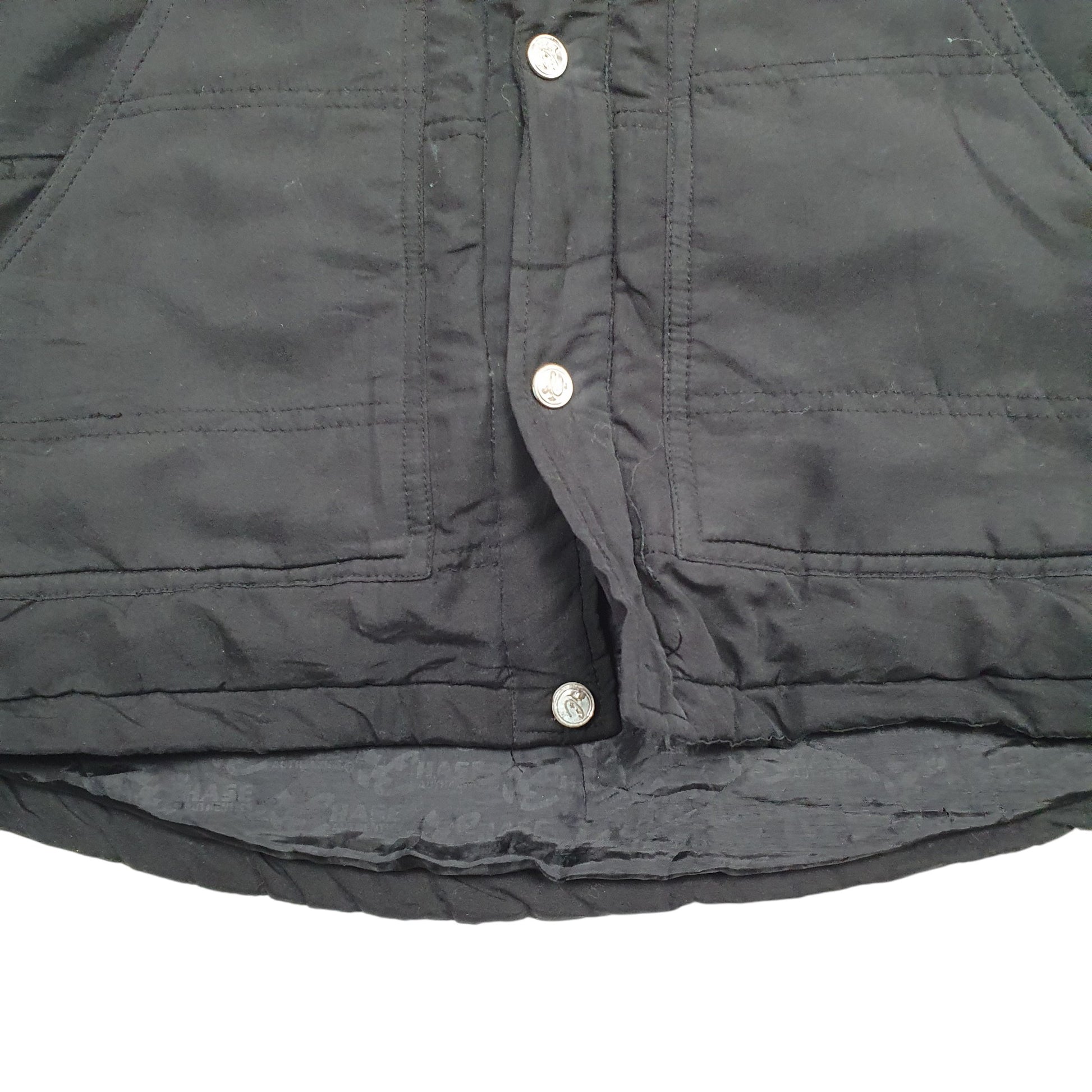 Mens Black Chase Authentics  Quarter Zip Coat