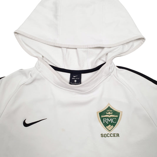 Mens White Nike Active Sports Hoodie Jumper