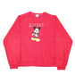 Mens Red Disney Vintage Store Mickey Mouse Crewneck Jumper