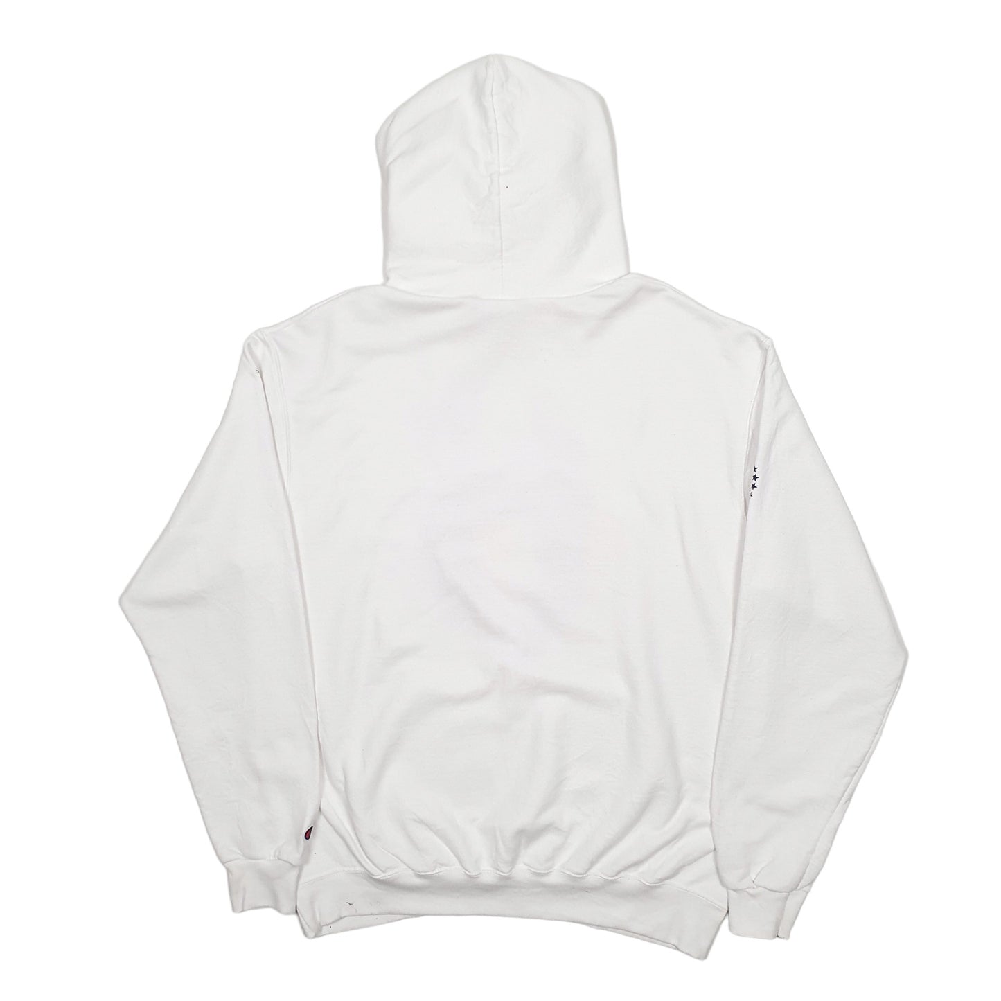 Mens White Champion  Hoodie Jumper
