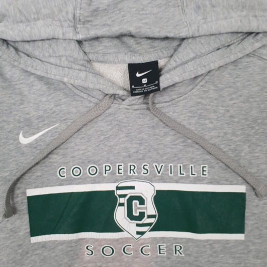 Mens Grey Nike Coopersville Soccer Hoodie Jumper