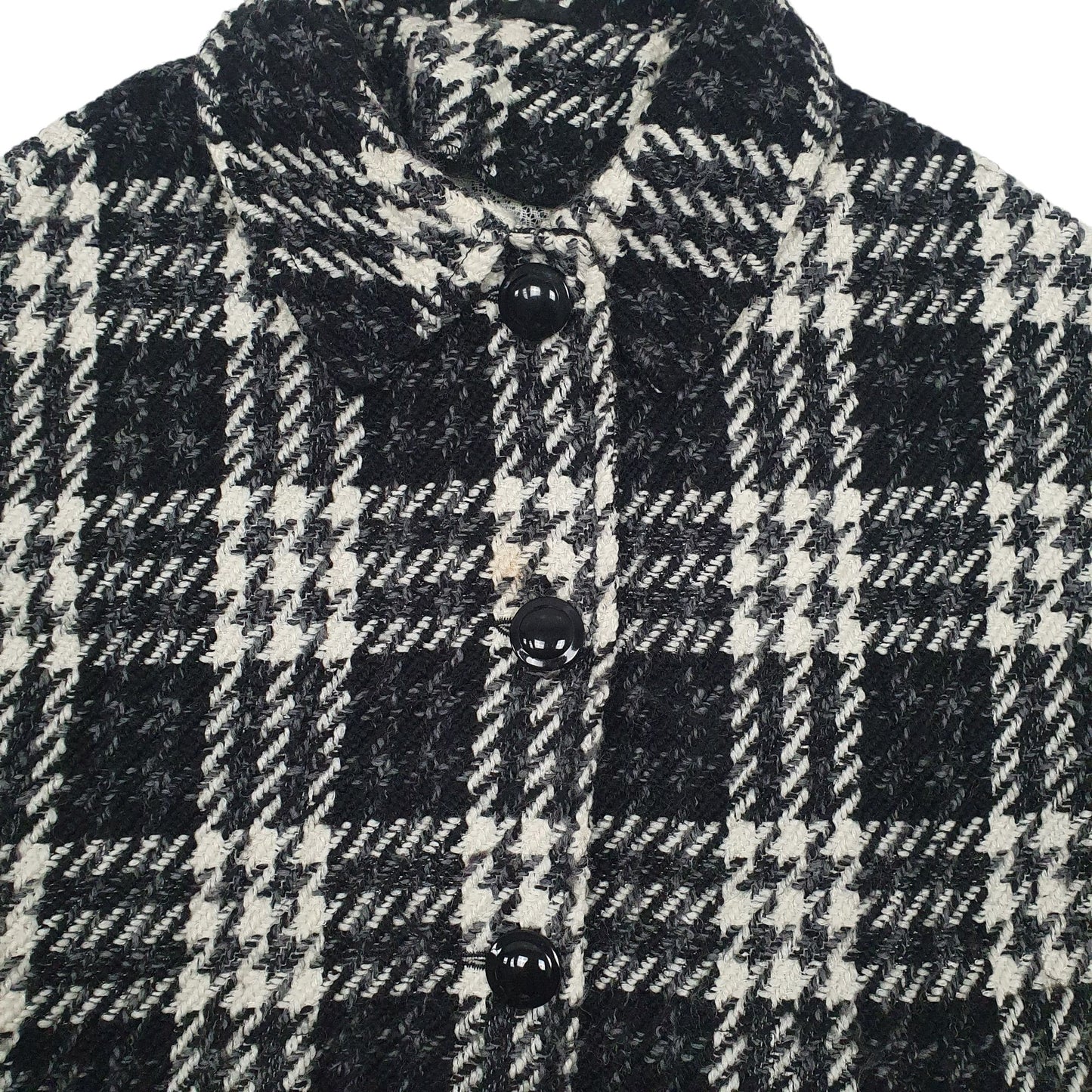 Womens Black Unbranded Poncho  Coat