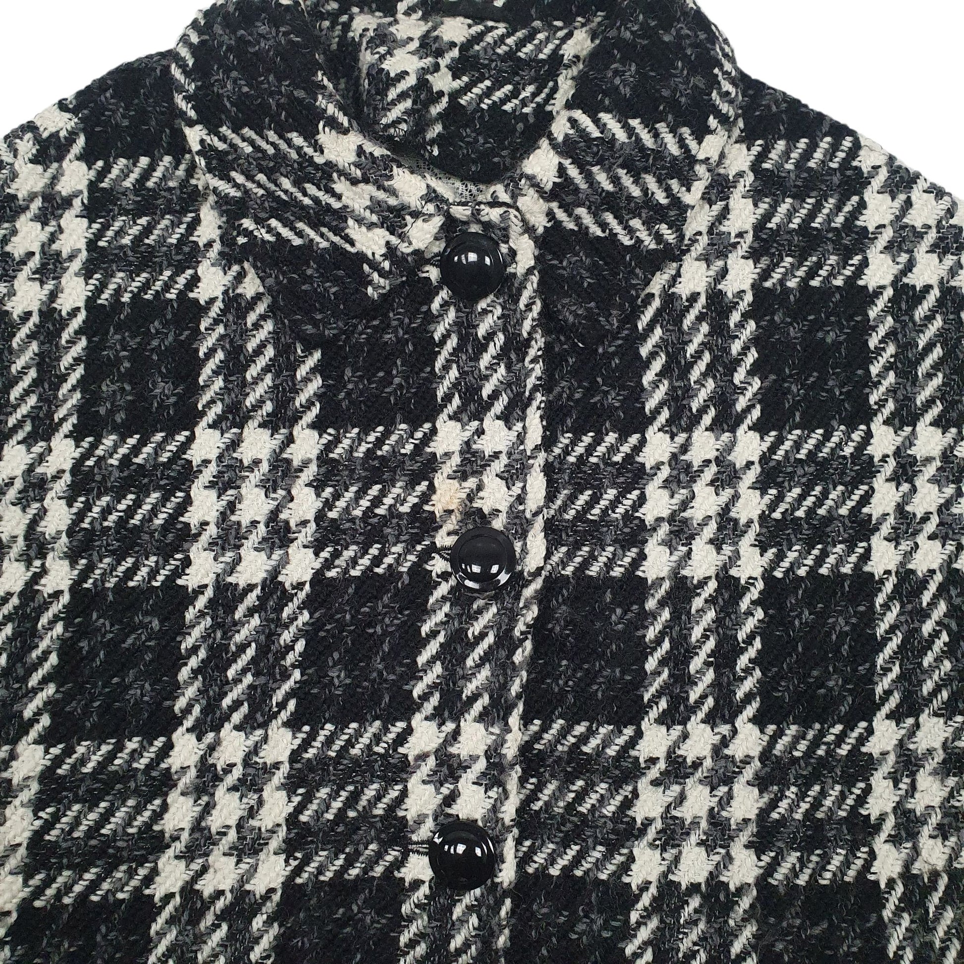 Womens Black Unbranded Poncho  Coat