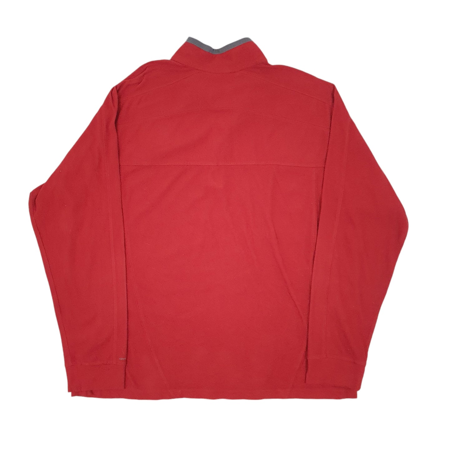 Mens Red Columbia Omni-Shield Quarter Zip Jumper