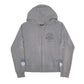Womens Grey Harley Davidson Hoodie Full Zip Jumper