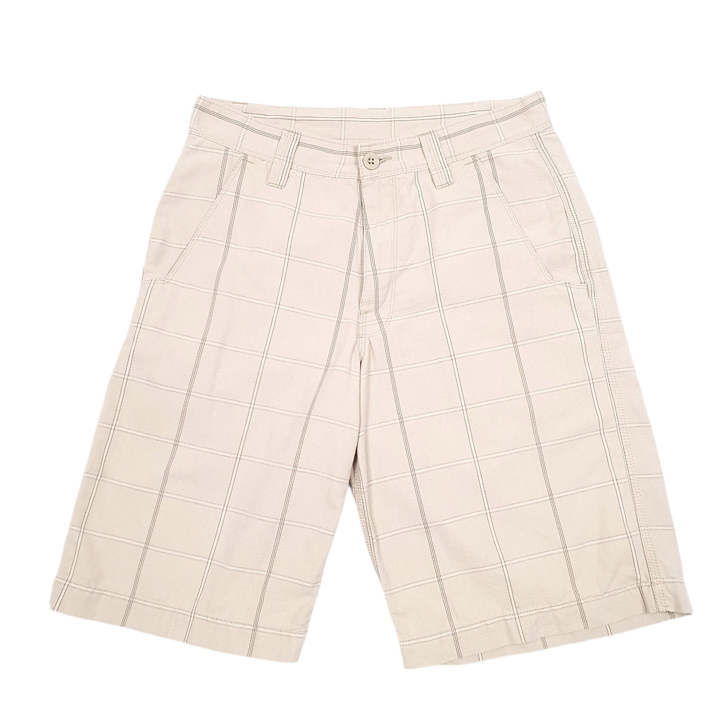 Mens Beige The North Face Check Grid Chino Shorts