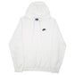 Mens White Nike Swoosh Hoodie Jumper