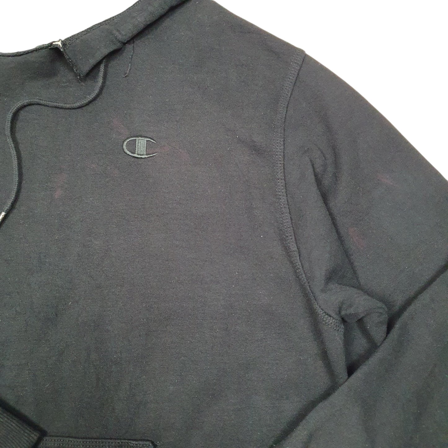 Mens Black Champion  Hoodie Jumper