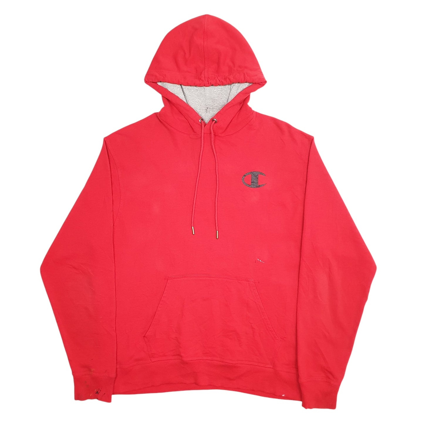Mens Red Champion  Hoodie Jumper
