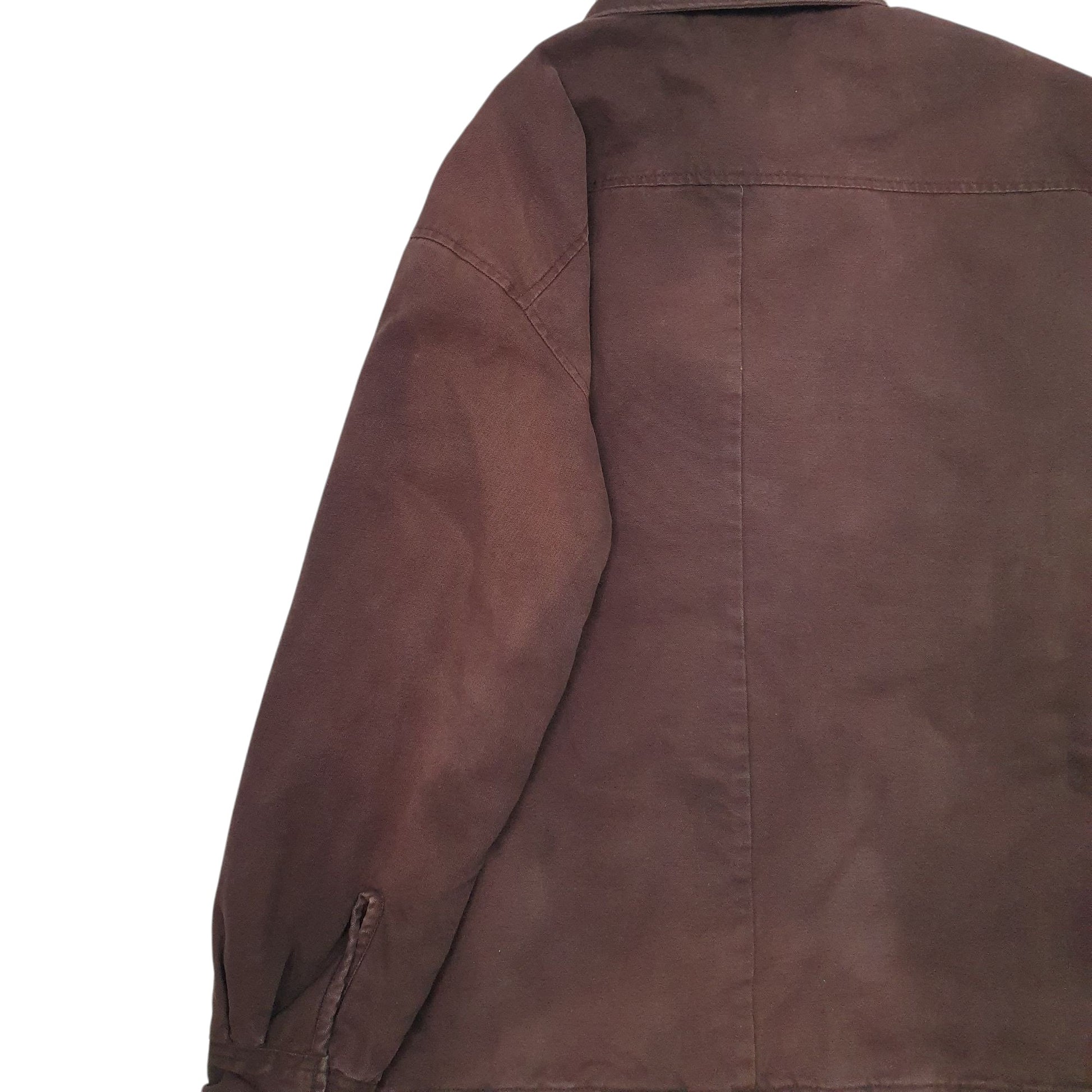 Mens Brown Dickies  Full Zip Coat
