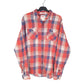Mens Red Levis Flannel Trucker Lumberjack Long Sleeve Shirt