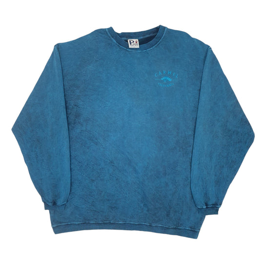 Mens Blue Paww Vintage 1990s made in USA Carmel California Crewneck Jumper