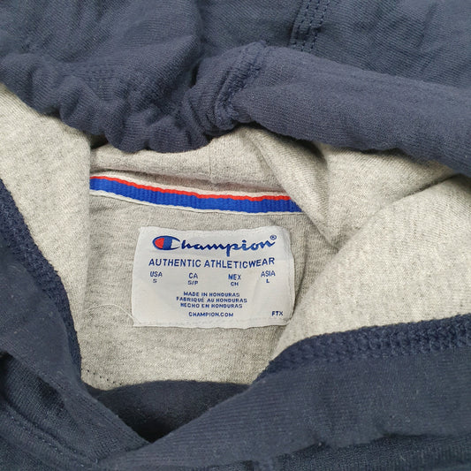 Mens Navy Champion  Hoodie Jumper