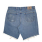 Mens Blue Wrangler Denim Jeans Jorts Cut Off Denim Shorts
