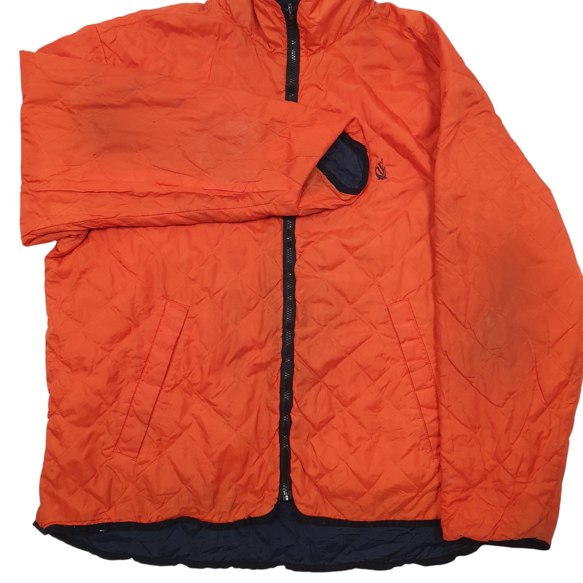 Mens Orange Nautica   Coat