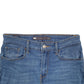 Womens Blue Levis Stretch Fit Denim Shorts