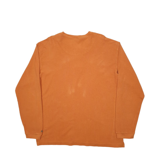 Mens Orange Columbia Sportswear  Long Sleeve T Shirt