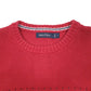 Mens Red Nautica Knit Snowflake Winter Festive Crewneck Jumper