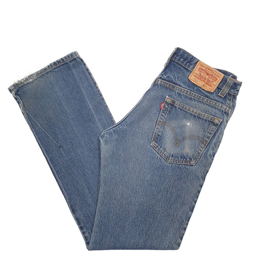 Mens Blue Levis 517 JeansW33 L34