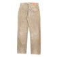 Womens Beige Levis 751 Corduroy Trousers