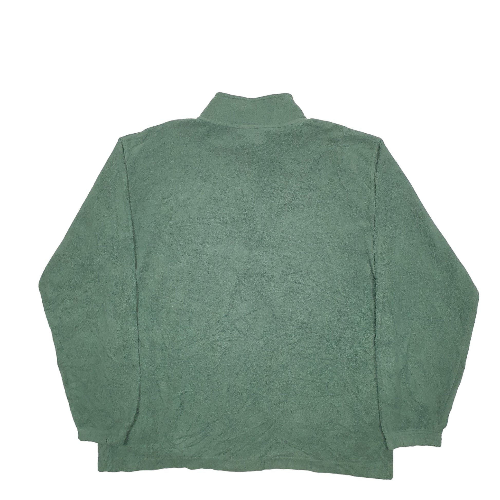 Mens Green NHL Minnesota Wild Hockey Quarter Zip Jumper